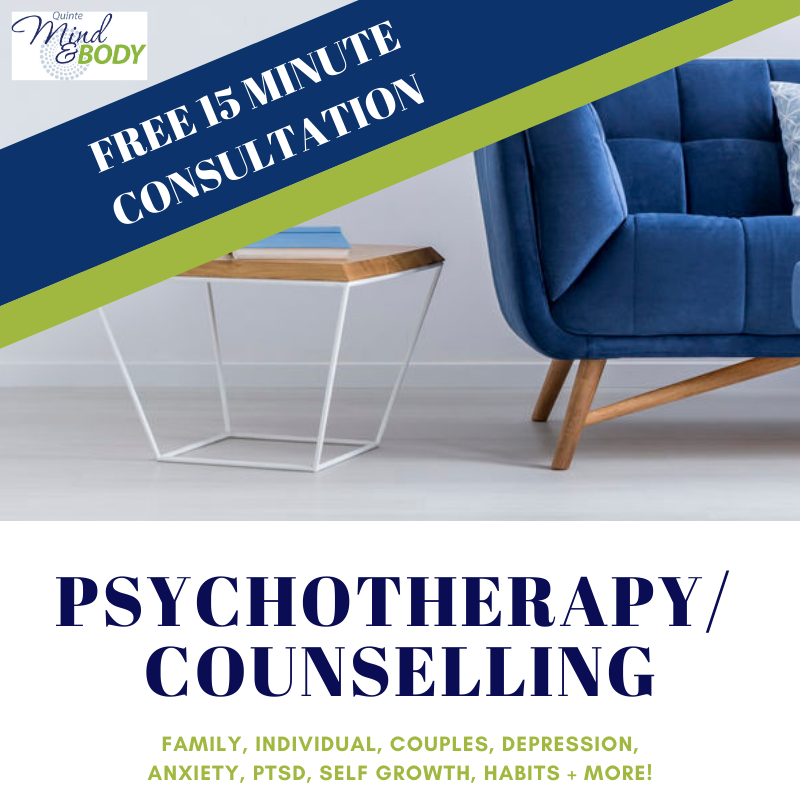 Free 15 Minute Consultation for Psychotherapy/Counselling